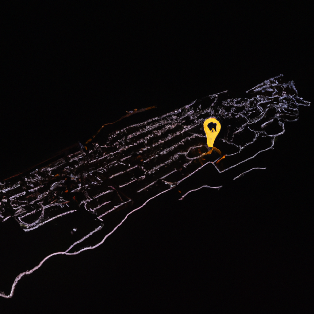 Minimalist dark-mode map mockup highlighting San Francisco Bay Area with a glowing pin marker.